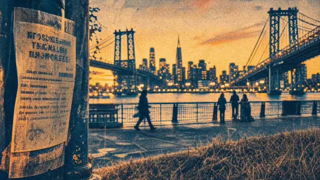 Astoria NYC : Astoria Park sur l’East River et skyline Manhattan