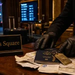 Hôtel à New York à Times Square : réception et passeport