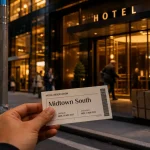 Hôtel Hyatt Place New York Midtown South, entrée vitrée au Midtown South