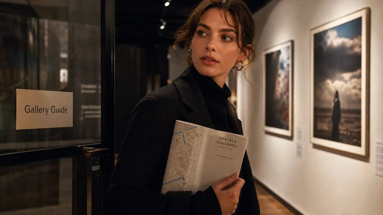 New York gallery guide : porte de galerie à Chelsea, New York