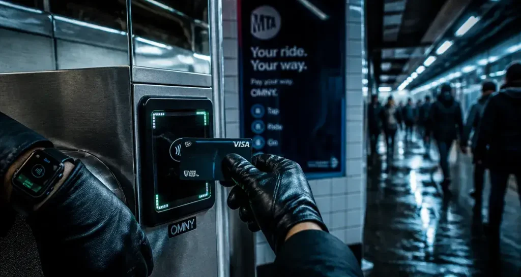 Pass transport New York : lecteur OMNY sans contact et paiement