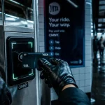 Pass transport New York : lecteur OMNY sans contact et paiement