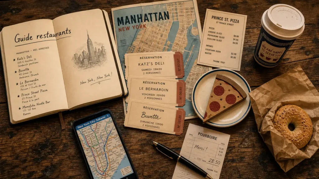 restaurant new york : guide Manhattan et Central Park, réservations