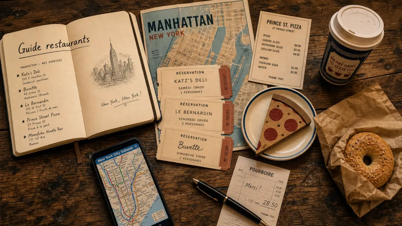 restaurant new york : guide Manhattan et Central Park, réservations