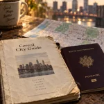 cereal city guide new york : carnet sur carte de Manhattan