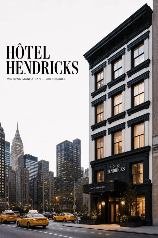 L’hôtel Hendricks New York à Midtown Manhattan, façade de boutique-hôtel au cœur de New York