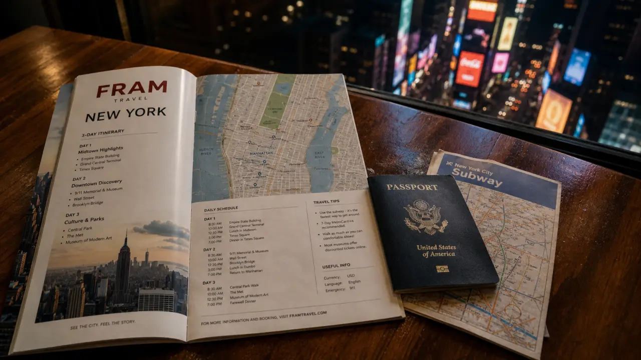 FRAM voyage New York : budget, hôtel, rythme
