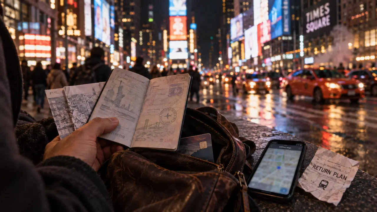 New York safety tips travel guide 2026 : sécurité métro et quartiers, passeport, paiement
