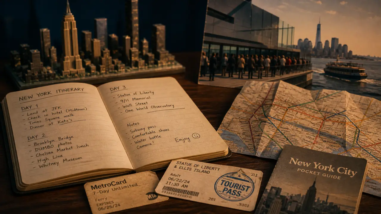 New York tourist pass : billets, carte métro, observatoire et croisière