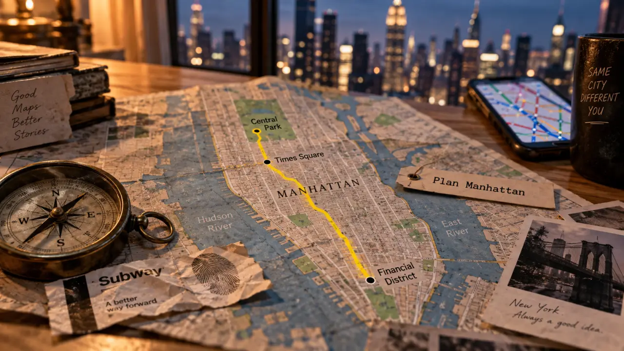 Plan New York City Manhattan : carte et zones clés pour visites sans perdre de temps