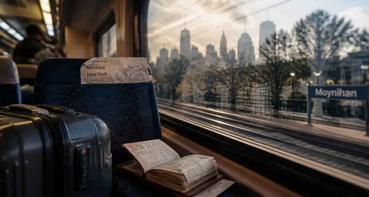Voyage en train Montréal New York : confort, frontière, budget
