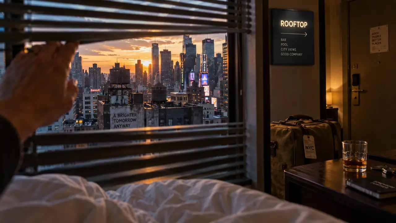 Aliz hotel times square : vue rooftop depuis la chambre