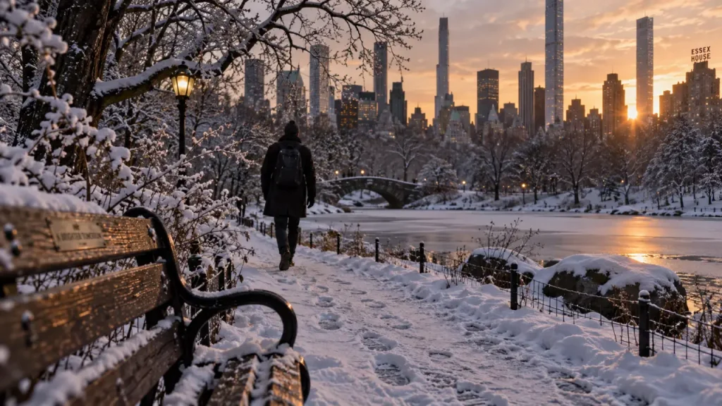 Central Park en hiver : patiner face à Manhattan, marcher sous la neige et bien préparer sa visite