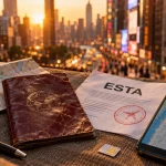 Preparer voyage new york : passeport ESTA et itinéraire vers Times Square et Central Park