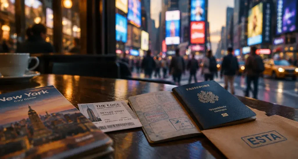 Séjour New York 5 jours : passeport et billet ESTA près de Times Square