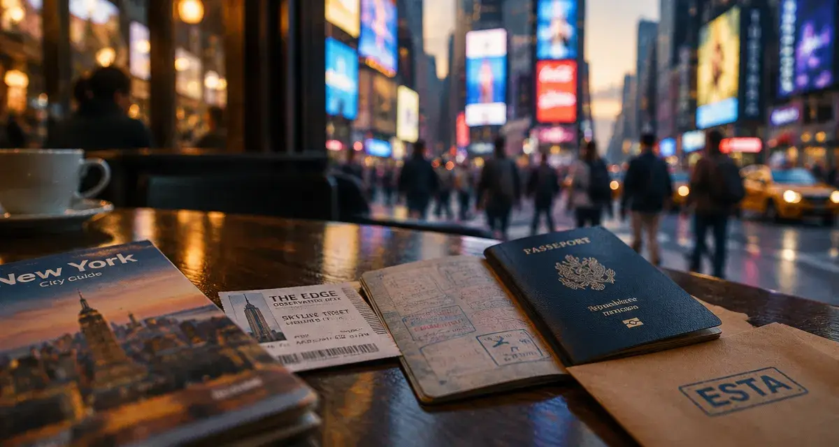 Séjour New York 5 jours : passeport et billet ESTA près de Times Square