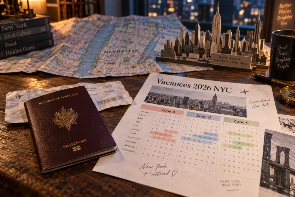 Vacances scolaires 2026 à New York : dates françaises, calendrier local et pièges à éviter