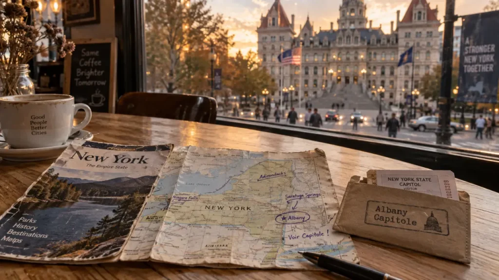 Visiter l’État de New York au-delà de Manhattan : Albany, Buffalo et itinéraires réalistes