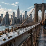 Visiter New York en 1 jour, pont de Brooklyn et skyline Midtown, Empire State Building