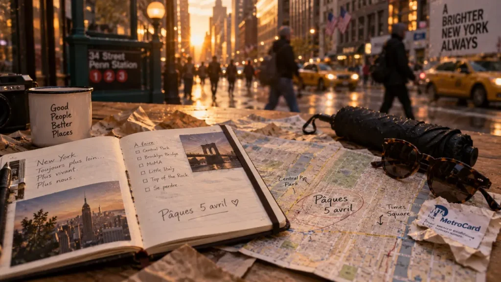 Voyage à New York à Pâques 2026 : dates, budget et itinéraire autour du 5 avril